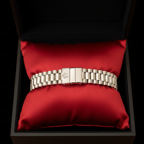 ESCLAVA ROLEX ORO BLANCO 💎