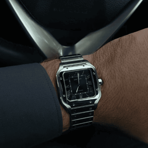 SANTOS DE CARTIER ZAFIRO EN PLATA LEY 925