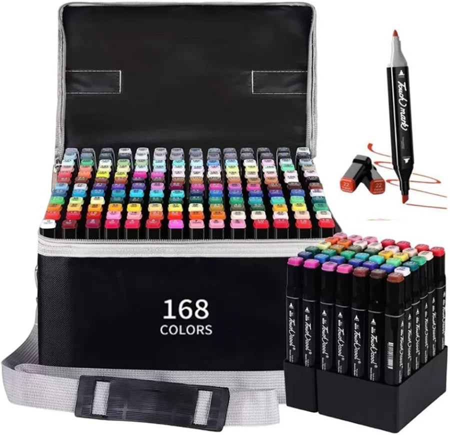 Marcadores doble punta