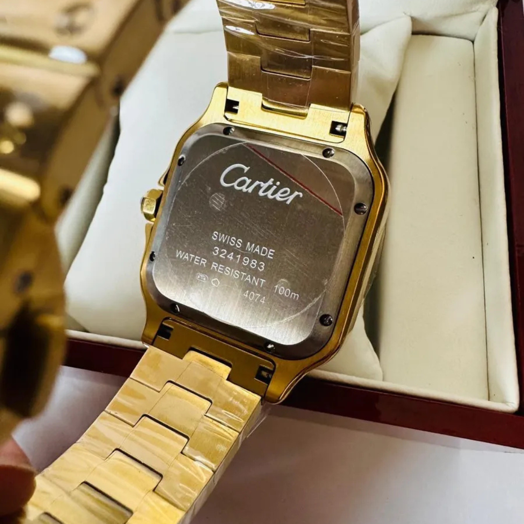 SANTOS DE CARTIER EN ORO LAMINADO