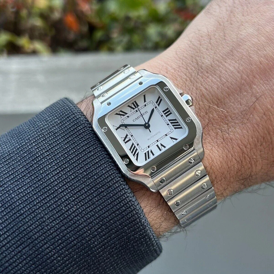 SANTOS DE CARTIER EN PLATA LEY 925