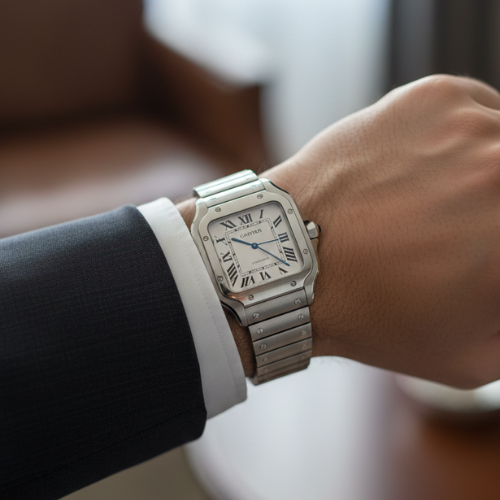 SANTOS DE CARTIER EN PLATA LEY 925