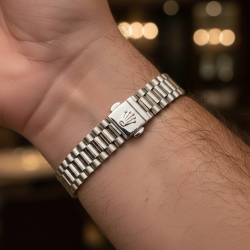 ESCLAVA ROLEX ORO BLANCO 💎